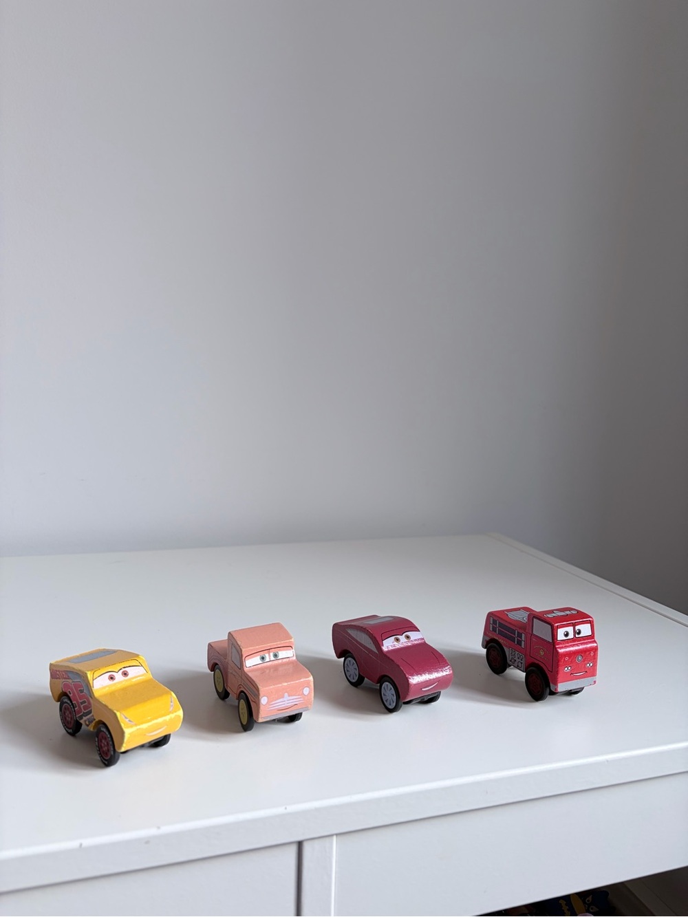 Disney Pixar Cars Wooden Mini Vehicle Set Kidcraft Train Compatible
